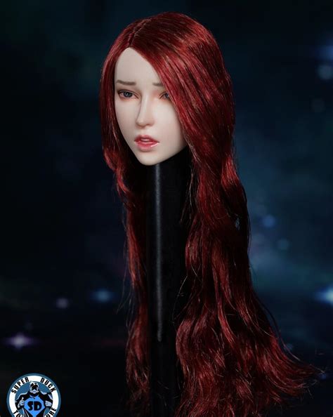 Female Head Red Hair For Figure Pale Phicen Hot Toys Sdh A Usa Ebay