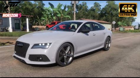 AUDI RS 7 SPORTBACK FORZA HORIZON 5 4K Realistic Test Drive