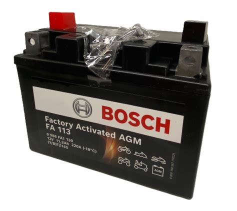 Batterie Moto Bosch Fa Agm V Ah A Ytz S Ttz S Pour