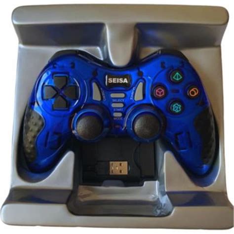 Ripley Mando InalÁmbrico Seisa Para Pc Ps2 Ps3 Xbox Android Tv Box Azul