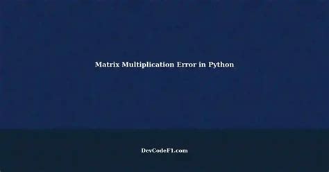 Triton Matrix Multiplication Error: Solved! (Python, PyTorch)