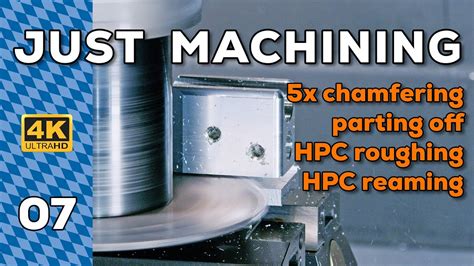 Cnc Machining An Aluminum Part With Hpc Tools Hermle C X Moves