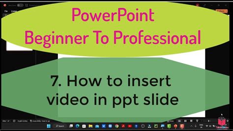 How To Insert Video In Ms Powerpoint Slide In Hindi Add Videos In