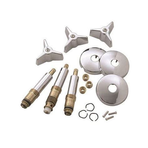 Porcelain Cross Handle Rebuild Kit 3 Piece S10 330 The Home Depot