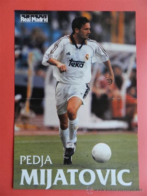 poster pedja mijatovic real madrid revista comprar carteles de