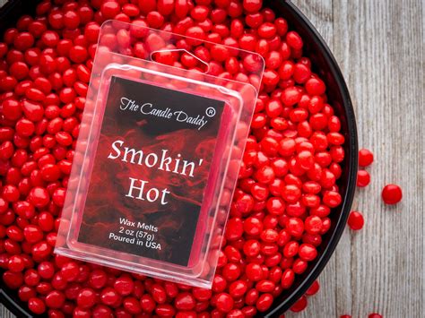 Smokin Hot Sexy Cinnamon Scented Melt Maximum Scent Wax Cubes Melts 1 Pack 2 Ounces 6