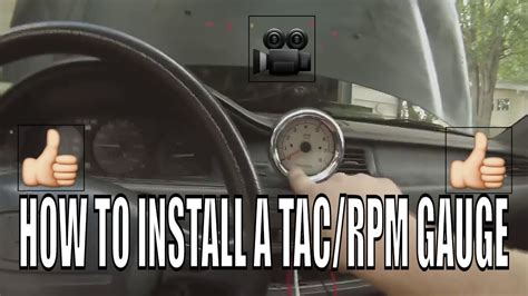 How To Install Rpm Gauge