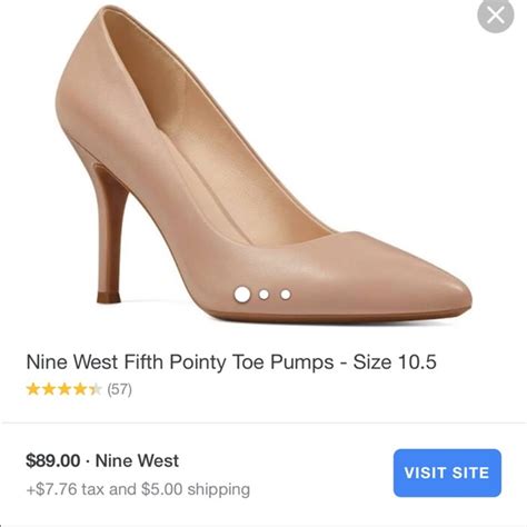 Nine West Shoes Nine West Nude Patent Leather Pumps Poshmark
