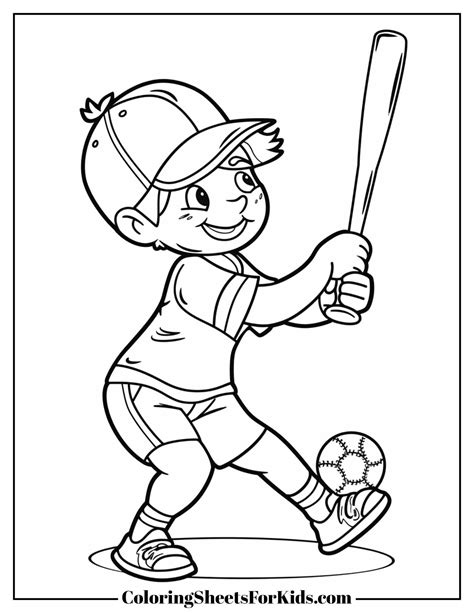 Sports Coloring Pages Kids