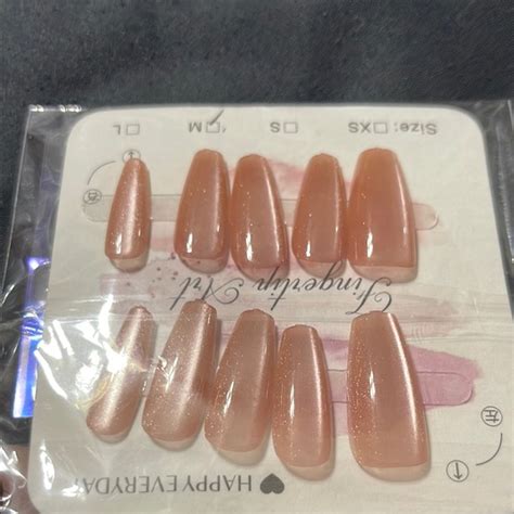 Makeup Elegant Nude Presson Nails Poshmark