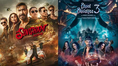 Bhool Bhulaiyaa 3 Vs Singham Again Box Office Collection Ajay Devgn S