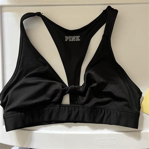 Victoria S Secret Women S Black Bikini And Tankini Tops Depop
