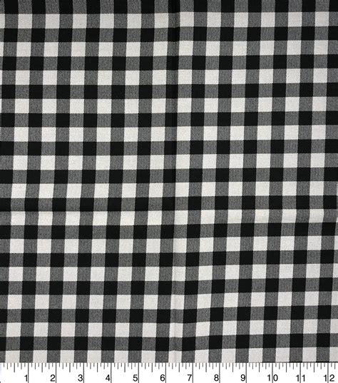 Keepsake Calico Cotton Fabric Buffalo Check Gray And Black Joann