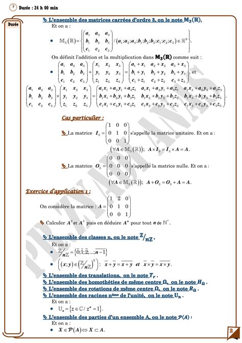 Solution Cours Structures Alg Briques Partie Loi De Coposition