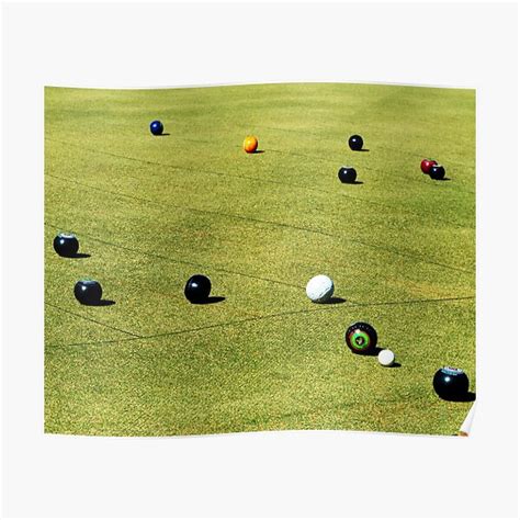 Lawn Bowls Posters Redbubble