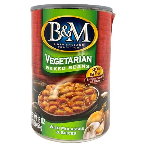 Bandm Vegetarian Baked Beans 454g Candy Store 4 You