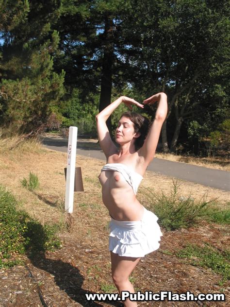 Nude Yoga In A Public Park
