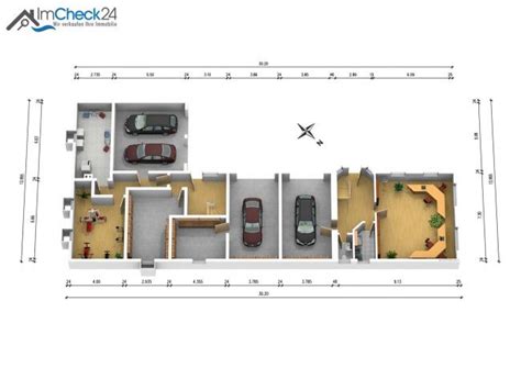 Neben weiteren Freiluftstellplätzen befinden sich Garagenplätze im