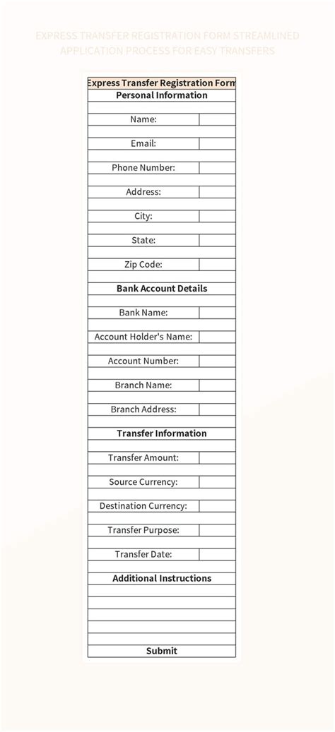 Streamline Document Transfers With An Efficient Transmittal Form Excel