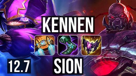 Kennen Vs Sion Top Defeat Rank Kennen Games Dominating