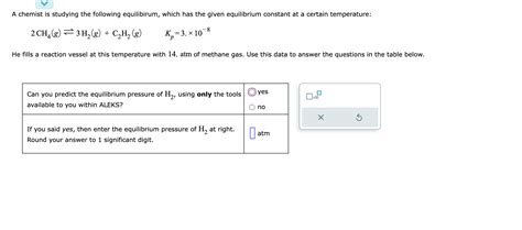 Solved 2CH4 G 3H2 G C2H2 G Kp 3 108 He Fills A Reaction Chegg