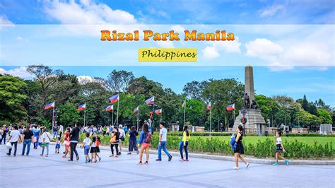 Rizal Park Luneta Park All You Need To Know 2hottravellers Travel Blog