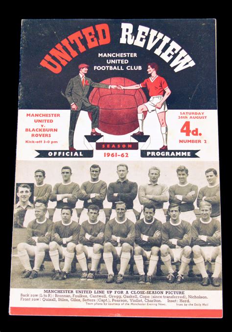 Manchester United 1961 1962 10 Footballs