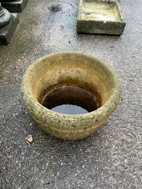 Cotswolds Studios Stone Planter Authentic Reclamation