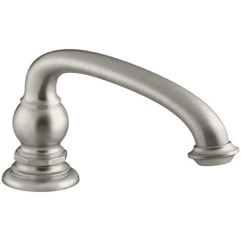 Reviews For Kohler Artifacts 9 In Deck Mount Bath Spout With Arc Design In Vibrant Brushed