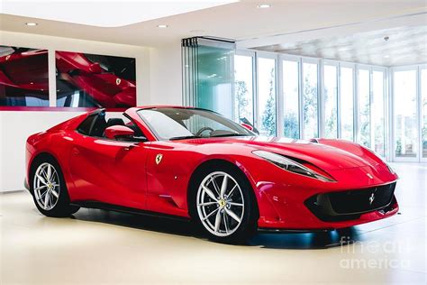 Ferrari 812 Gts Red The V12 Spider Returns Photograph By Tokyo Clinder