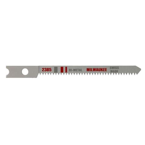 Milwaukee In Tpi U Shank Bi Metal Jig Saw Blade