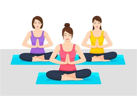 Yoga Class Illustration 179813 Vector Art at Vecteezy