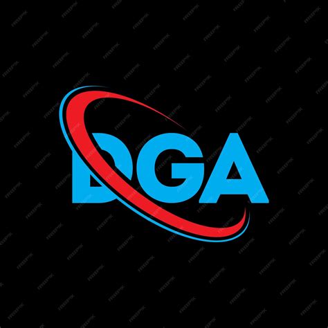 Premium Vector | Dga logo dga letter dga letter logo design initials dga logo linked with circle ...