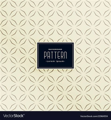 Abstract pattern background with cross line art Vector Image