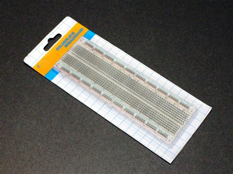 Solderless Clear Breadboard 830 Hobby Line ProtoSupplies