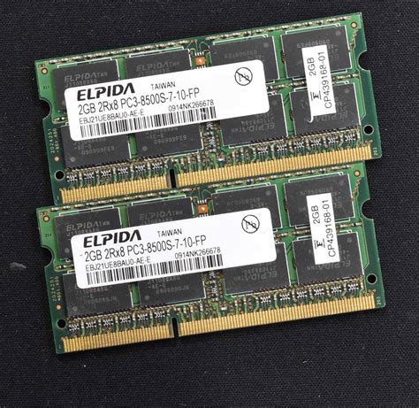 Yahoo オークション 4GB 2G 2枚組 PC3 8500S DDR3 1066 S O DIMM