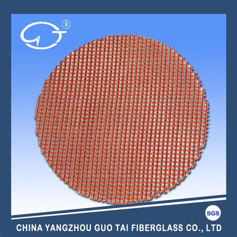 High Temperature Resistance High Silica Fiberglass Water Filter Mesh