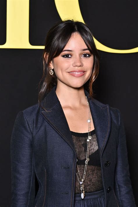 Jenna Ortega At Dior Fashion Show At Paris Fashion Week