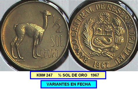 Numismatica Del Peru Monedas Peruanas Peruvian Coins Sol De Oro