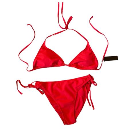 Cute Red String Bikini Artofit