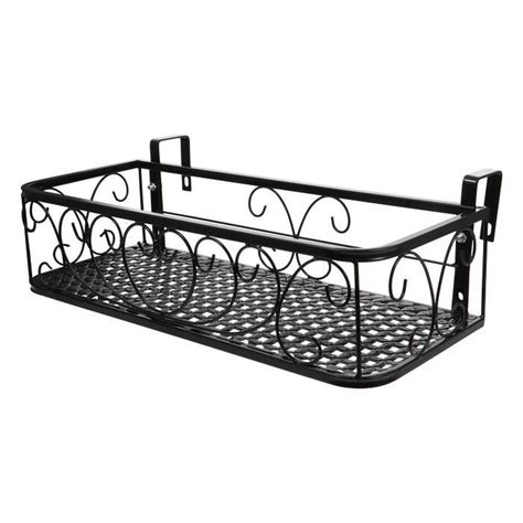 Balcon Pot De Fleur Stand Suspendu Garde Corps Planteur Pot De