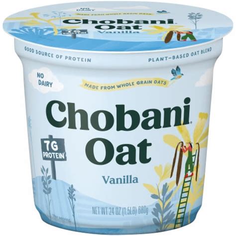 Chobani® Oat Blend Vanilla Yogurt, 24 oz - Kroger