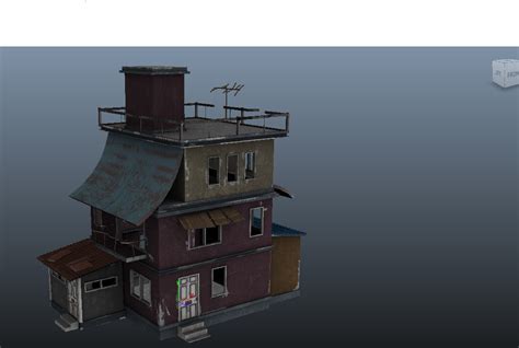 Artstation Tripleweasley Pubg Mobile House 3d Model