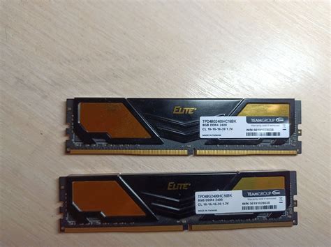 Озу DDR4 Team Group Elite Plus 16 Gb (2x8Gb) 2400 MHz TPD48G2400HC16BK ...