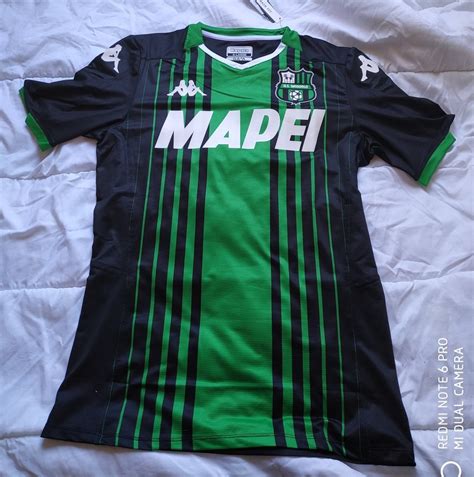 Sassuolo Home Maglia Di Calcio 2019 2020 Sponsored By Mapei