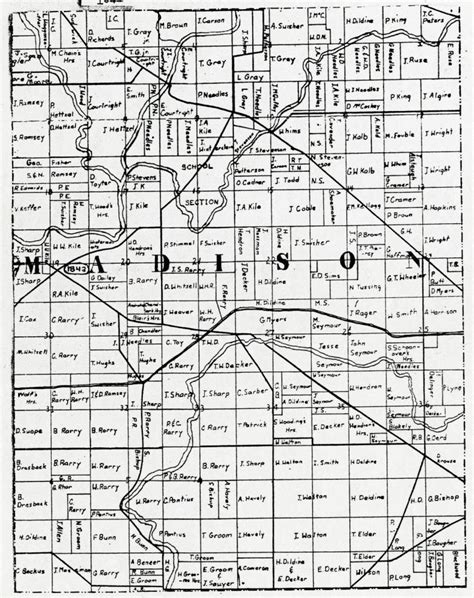 Madison County Ohio Map - Map Of Farmland Cave