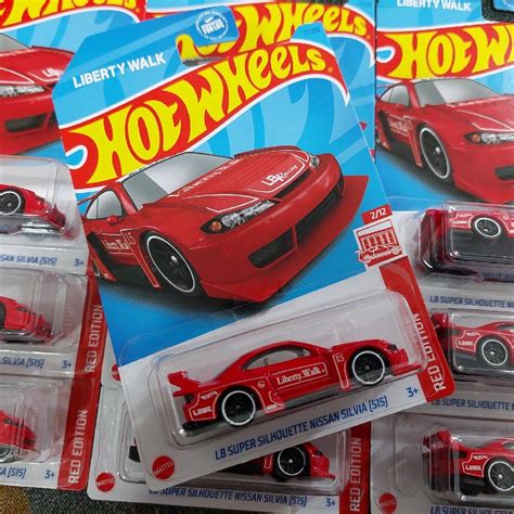 Hot Wheels Nissan Silvia S Lbwk Red Edition Come With Free Protector Shopee Malaysia