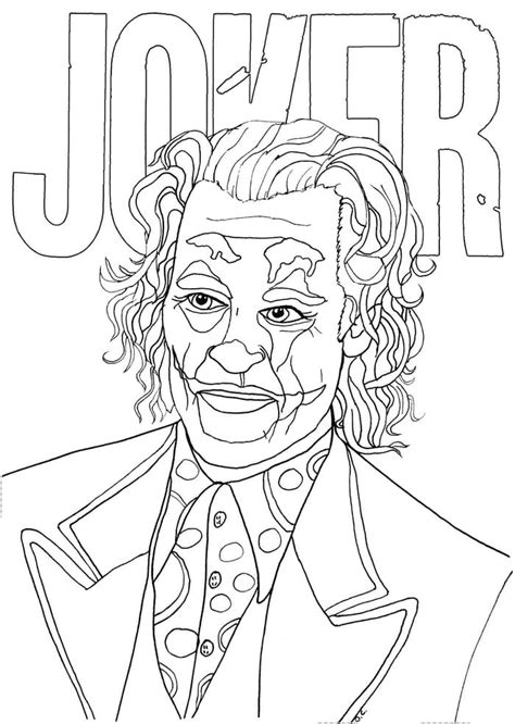 Desenhos De Coringa Para Colorir Imprimir Joker Dc Comics Images