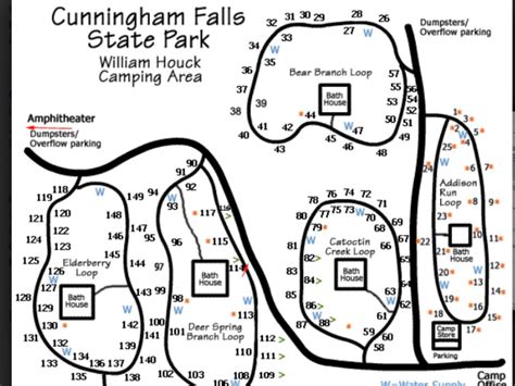 Cunningham Falls State Park Map – Map Of California Coast Cities