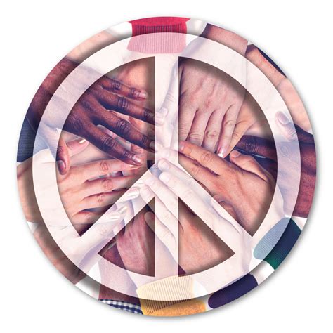 Peace Sign On Hands Magnet